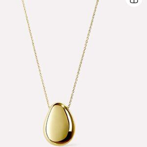 Ana Luisa Pebble Gold Pendant Necklace